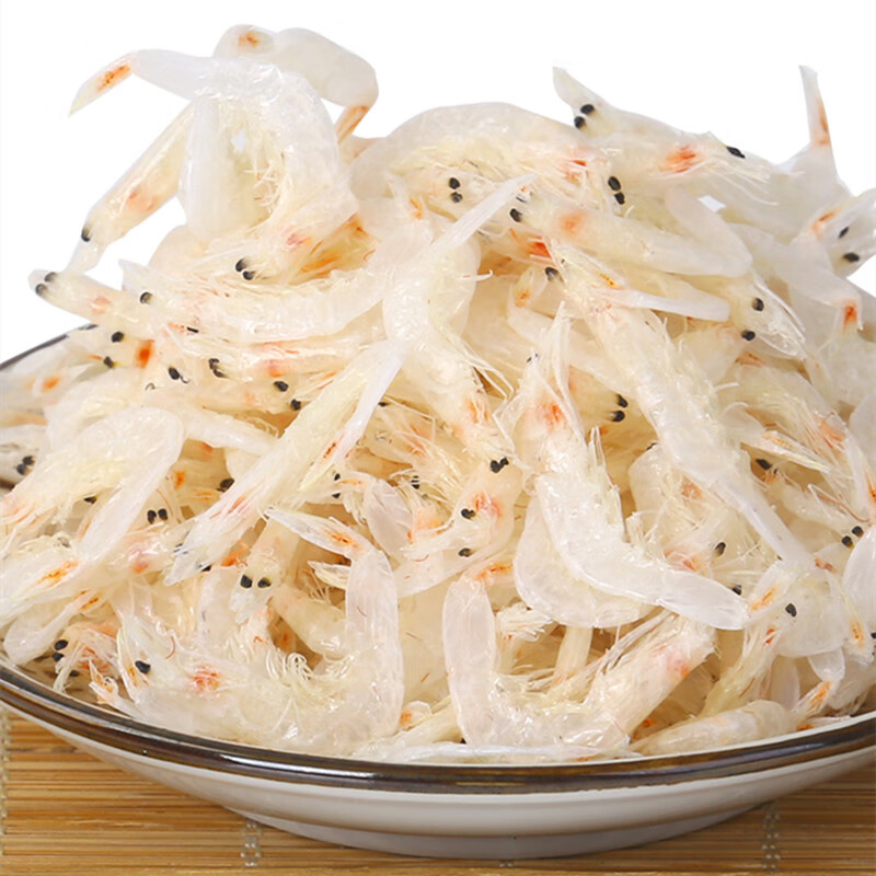 虾皮无盐淡干特级天l然海米干 乾货宝宝副食品即食东海 特级虾皮品鲜装【罐装】(200g)