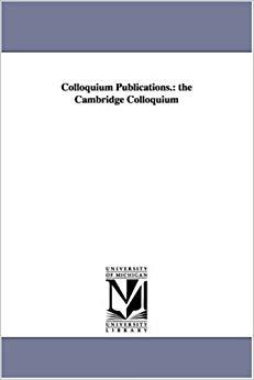 【预订】colloquium publications.: the cambridge