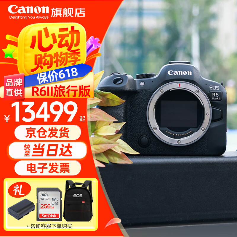 佳能（Canon） EOS R6二代全画幅高端专业微单数码照相机视频直播高清相机 R6二代单机身（不含镜头）