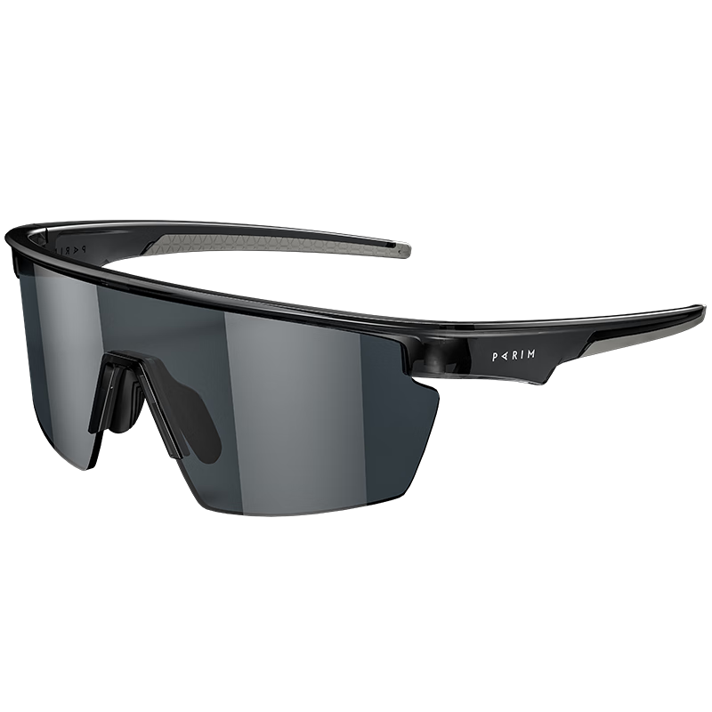 派麗蒙戶外運(yùn)動(dòng)跑步眼鏡2025年新款登山騎行墨鏡防風(fēng)護(hù)目太陽(yáng)鏡76078 S2 黑/灰-灰防水油【PC鏡片
