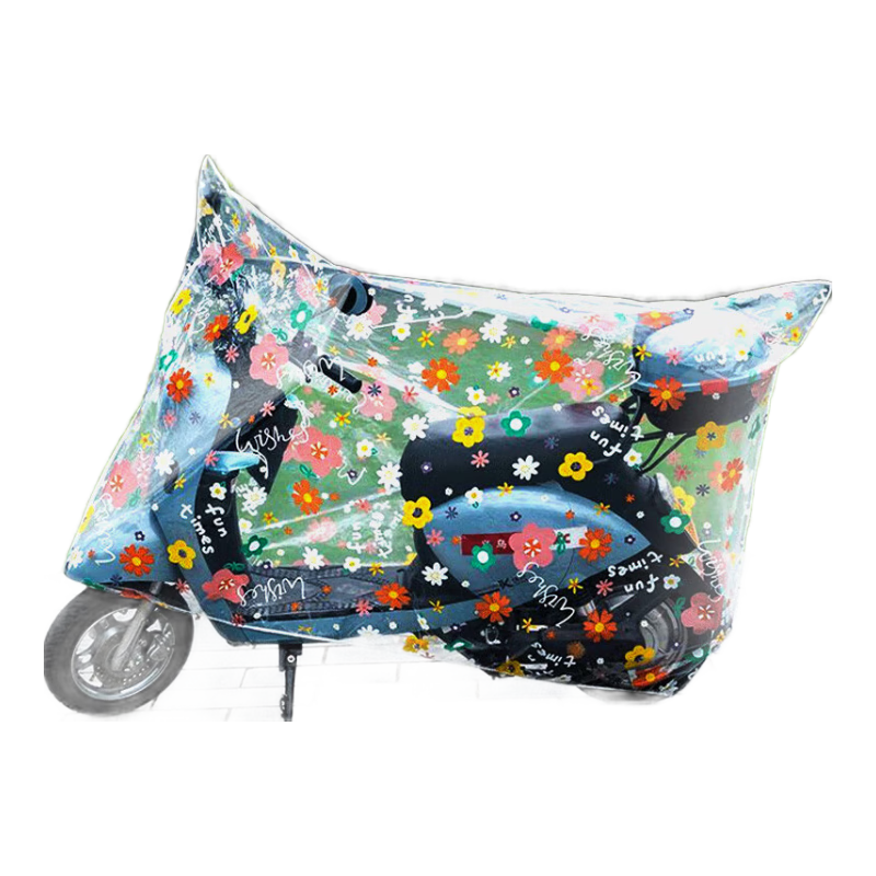 博沃尼克博沃尼克电动车车衣防雨罩摩托车车罩防尘防水耐脏 [太阳花]大号120*220cm