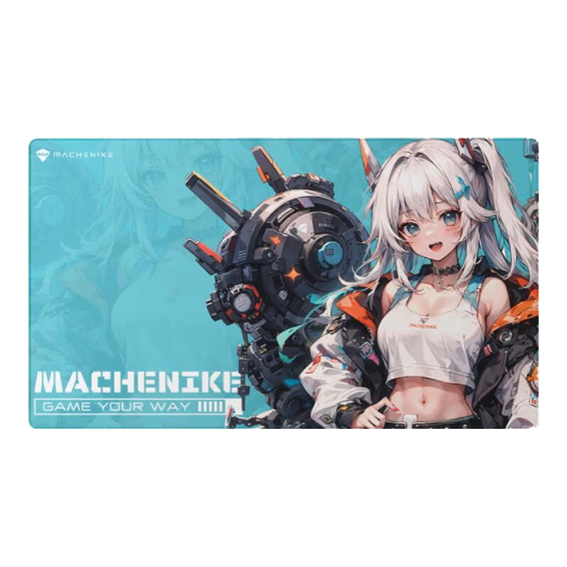 機(jī)械師GM704 電競鼠標(biāo)墊 大號動(dòng)漫鼠標(biāo)墊 電腦桌墊 加厚辦公游戲鼠標(biāo)墊學(xué)生電腦桌墊順滑 精密鎖邊鍵盤墊 琉璃婭