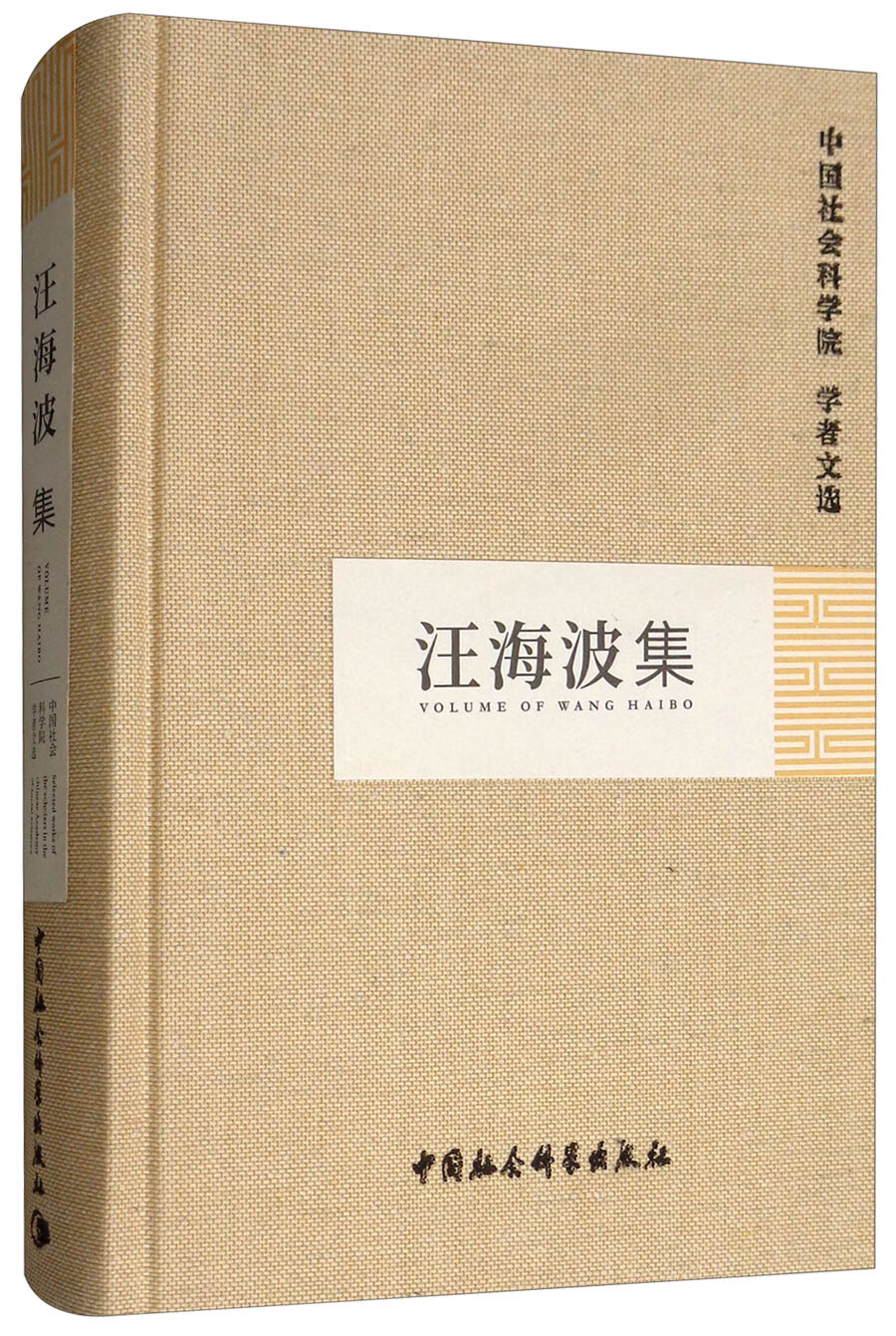 汪海波集/中国社会科学院学者文选
