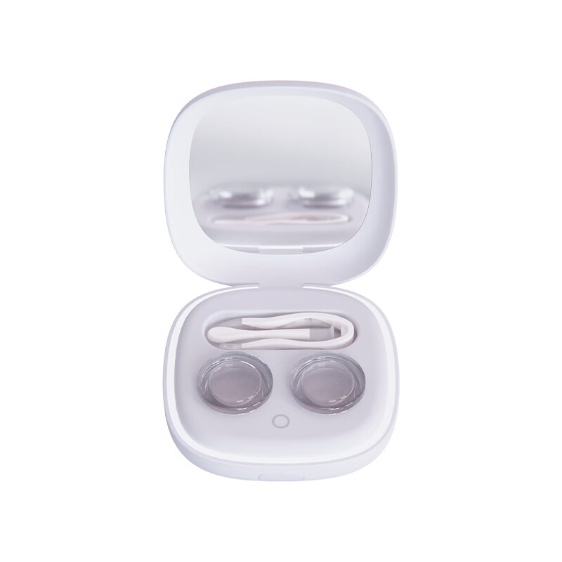 小澤醫(yī)生小澤醫(yī)生全自動(dòng)超聲波隱形眼鏡清洗器清潔收納盒便攜美瞳清洗機(jī) 星月灰