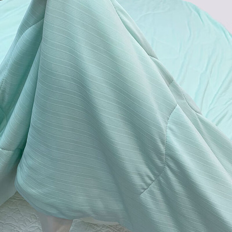 VTX果冻被双面凉感被抗菌夏凉被可水洗夏凉被亲肤盖被薄被夏被翡翠绿 翡翠绿 200X230CM