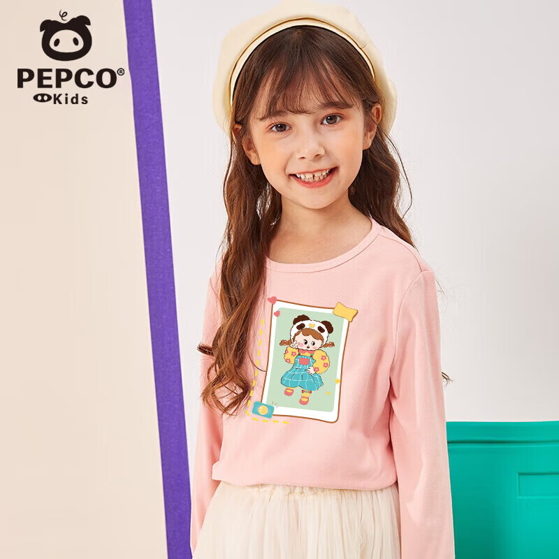 С��������ͯŮͯ����T��2025�¿��ͯ����ʱ�г����������ͯT���·���ͨ ��ɫ-������ ��Ůͯ�� 150 ����������140-150CM��