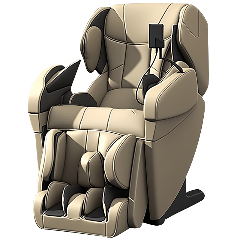 松下(Panasonic)按摩椅家用全身太空艙按摩沙發(fā)椅送老人父母禮物政府補(bǔ)貼EP-MA101-E492杏色
