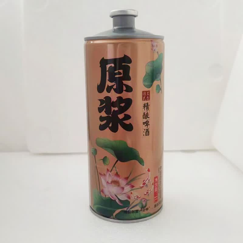 京统荷花原浆精酿啤酒1l*6桶浑浊型精酿原浆艾尔白啤整箱