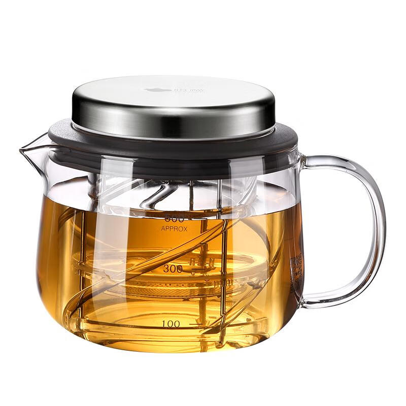 恒福茶具得意壺玻璃飄逸杯泡茶壺茶水分離家用旋轉(zhuǎn)升降懶人泡茶神器 [99%客戶選擇]得意壺 500ml 401mL(含)-500mL(含)