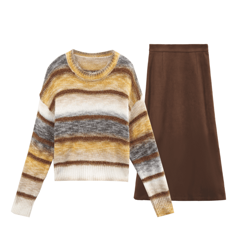 ���ѵ���԰������ԼԲ��ٴ�������֯���´�ɫ�г������ȹ������װ ��ɫ S202.8Ԫ