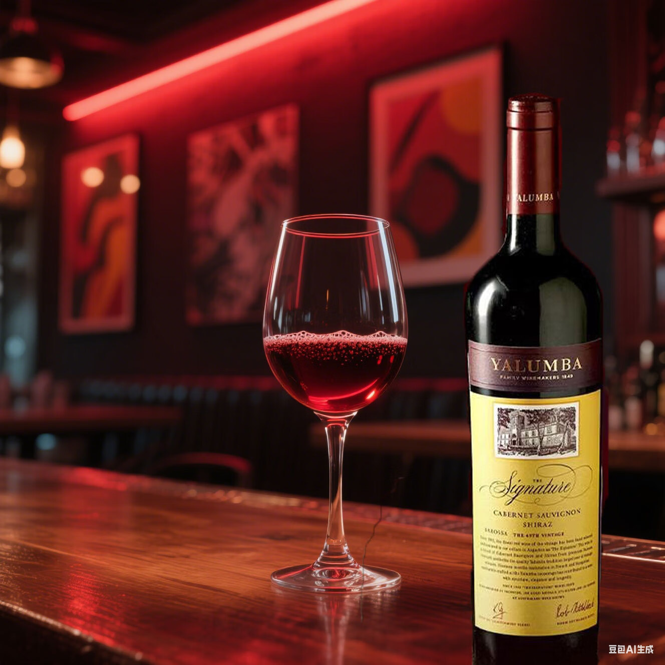 御兰堡署名（巴罗萨标志）赤霞珠设拉子干红葡萄酒 澳大利亚精选红酒   750ml/瓶