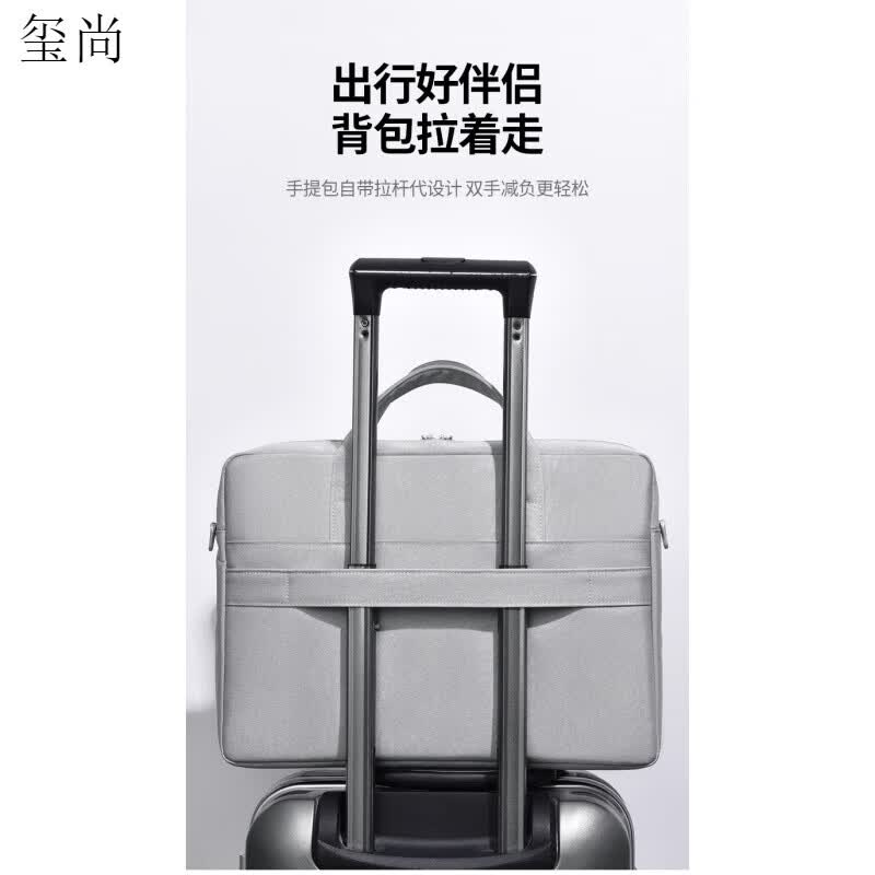 玺尚适用华硕天选7 6Pro笔记本电脑包16英寸FA608锐龙版5/4Plus单肩包 升级双隔层灰色【反光标】气囊防 17.3英寸