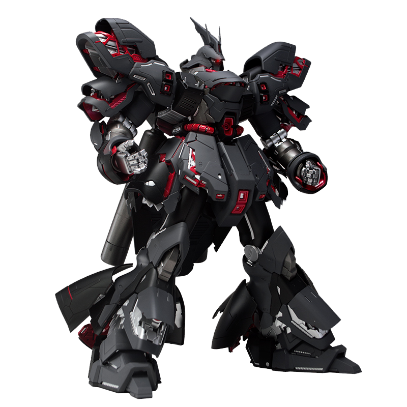 bandai万代 mg钛合金着色高达 拼装模型玩具 沙扎比卡版 黑