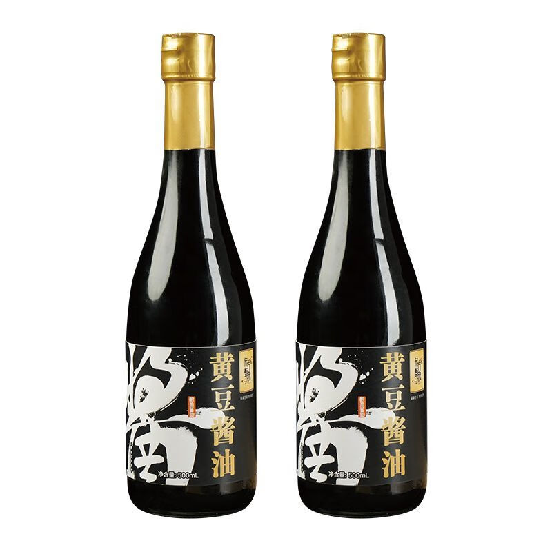 东方甄选酱油黄豆酱油厨房调味品家用炒菜凉拌调料佐料 【2瓶装】黄豆酱油x2