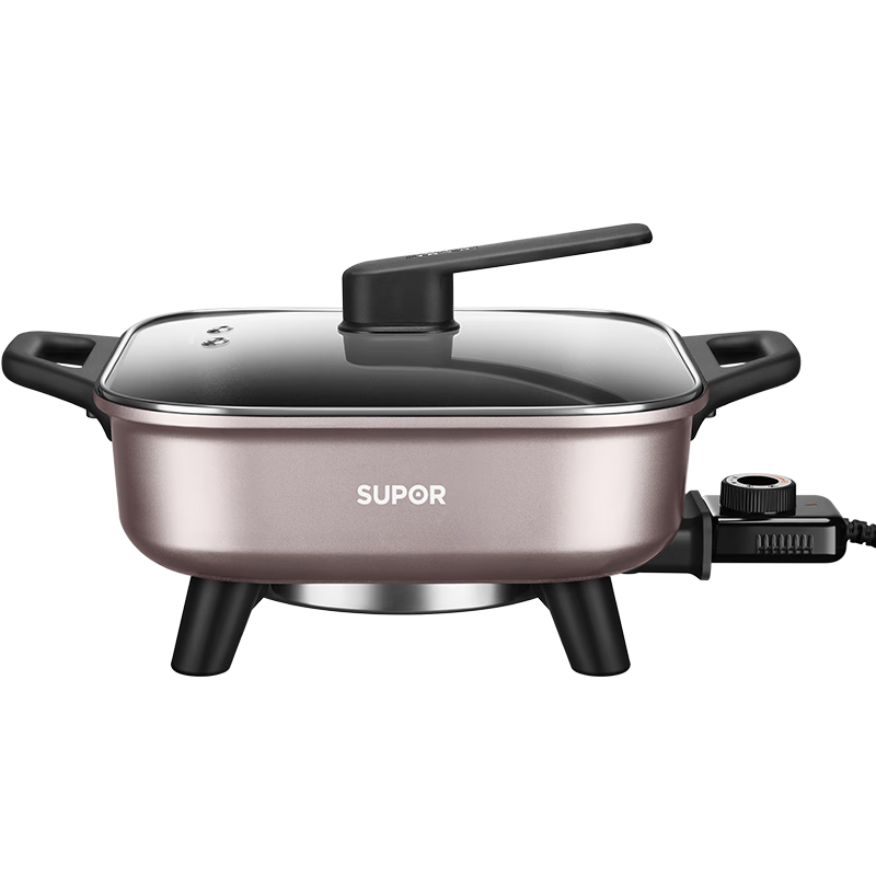苏泊尔（SUPOR）电火锅6.5L大容量家用多功能锅涮烤一体电热锅猛火1800W烤鱼锅火锅专用锅多用途锅 H65FK984
