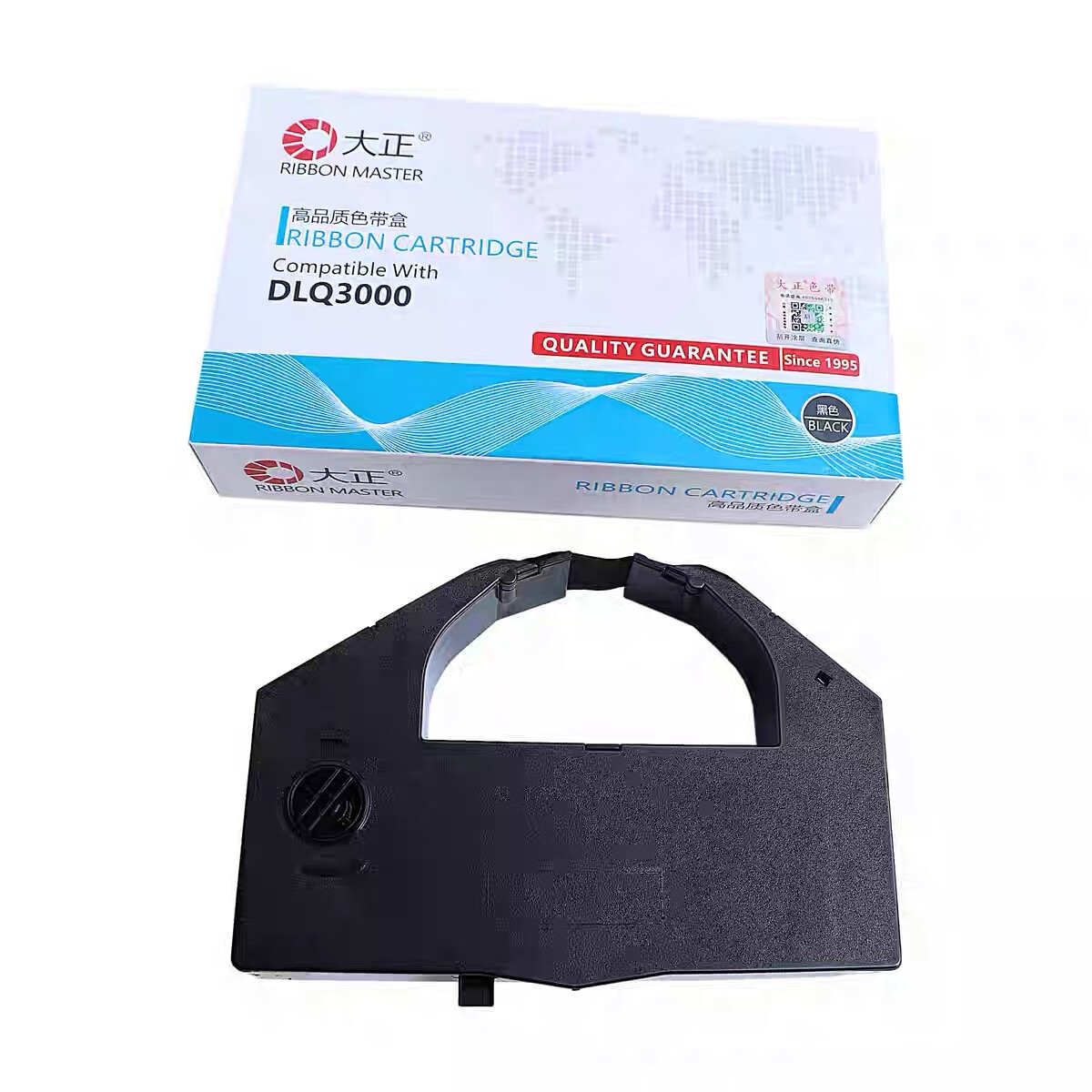 大正适用EPSON爱普生DLQ3000K色带架DLQ3500K DLQ3250K s015579 S015066 DLQ3500 DLQ3000彩色12米打印 黑色色带架1支-含带芯