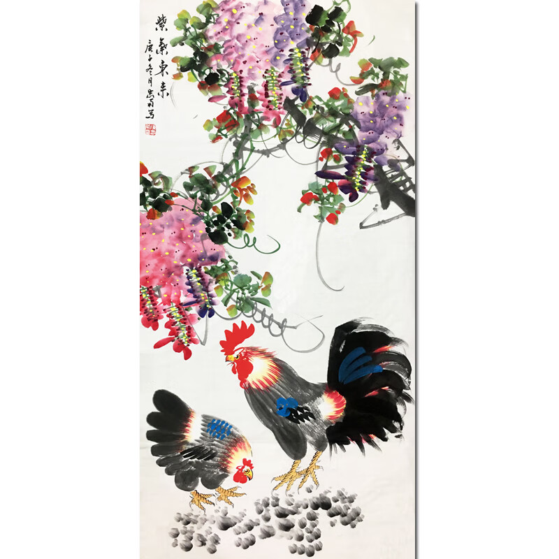 中美协会员陈忠南纯手绘真迹名人字画书画国画水墨油画版画装饰画