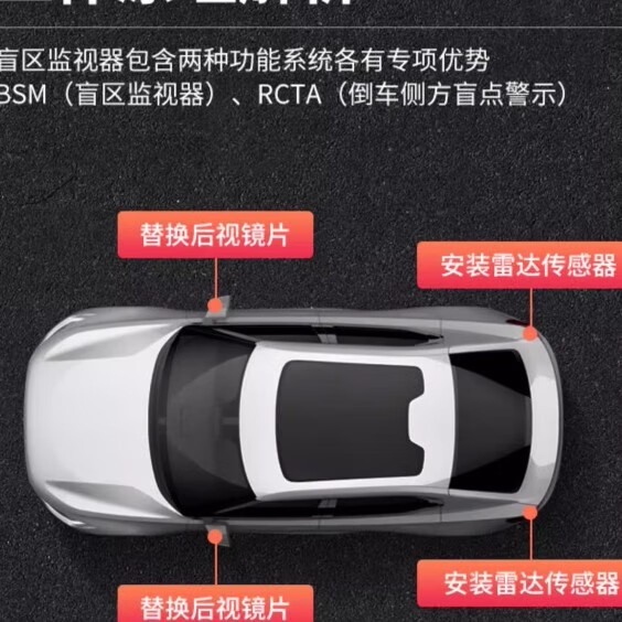 皇悍适用雷克萨斯ESUXRXNX原厂并线辅助改装变道盲区转向预警配件 雷克萨斯原厂并线辅助咨询