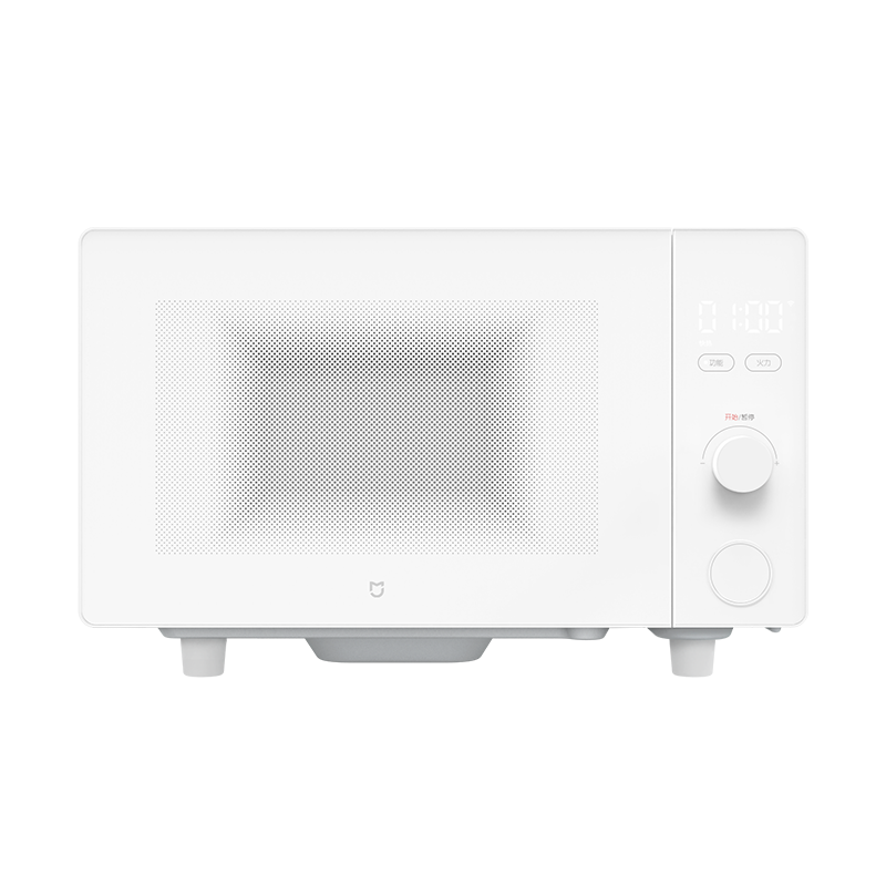 米家小米微波炉 家用多功能小尺寸平板易清洁 大火均匀加热 机械旋钮操作 台式大容量20升【能效升级】