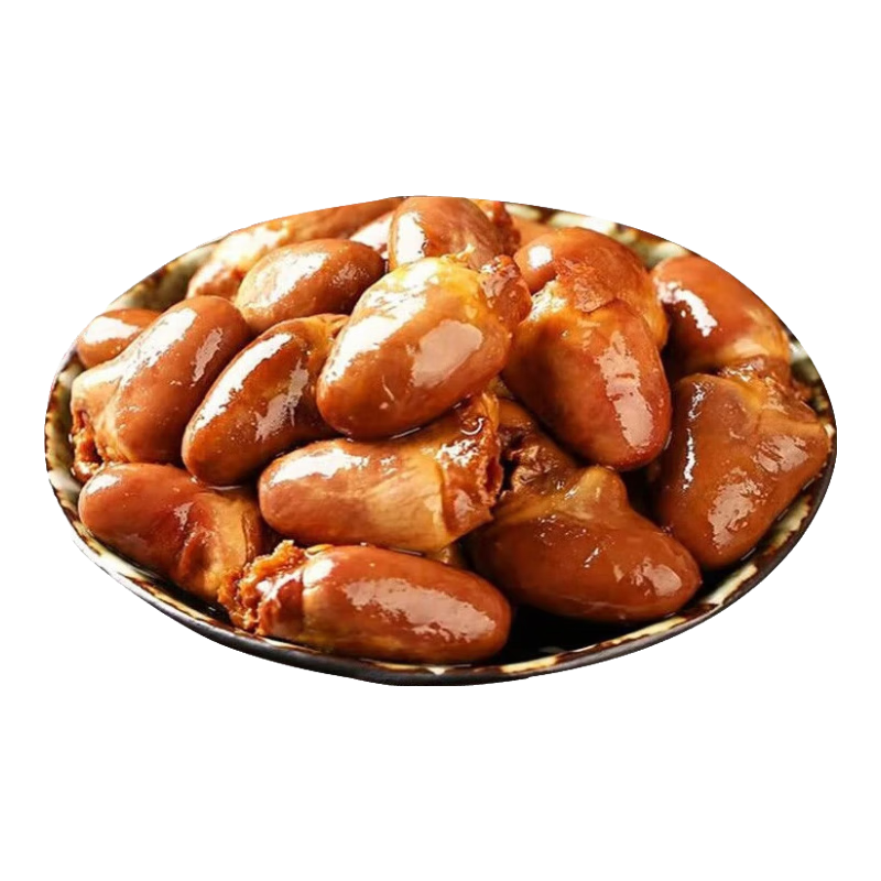 香辣醬鴨肝鹵味開袋即食熟食夜宵充饑解饞休閑100克/袋鴨肝小零食 醬香鴨肝 500克*1袋
