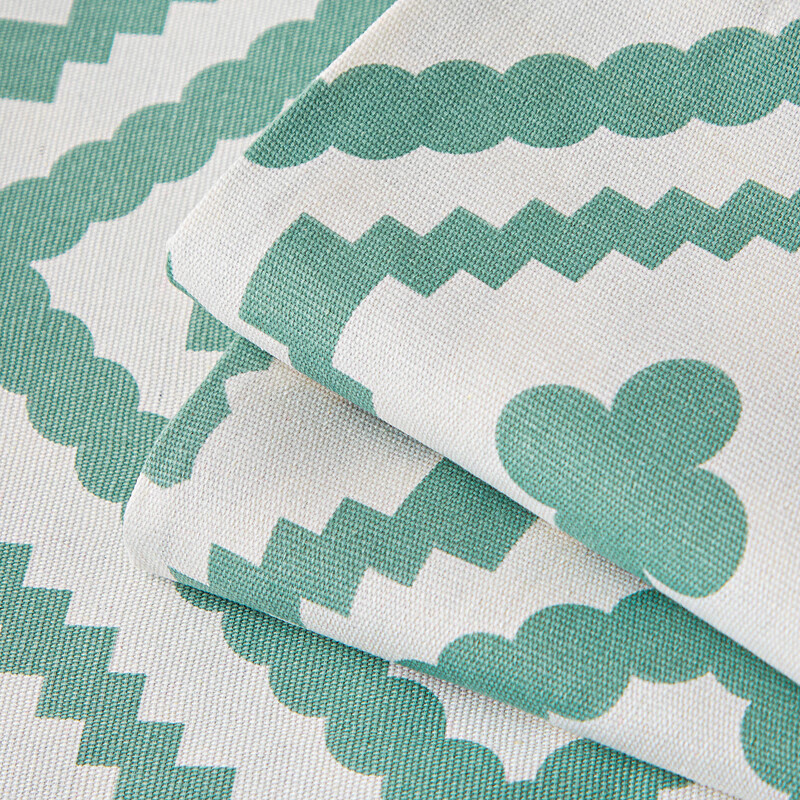 麦琪娜 床单加厚不起球不掉色老粗布床单老粗布凉席子老粗布布料床单 波澜绿 学生床单120*230cm