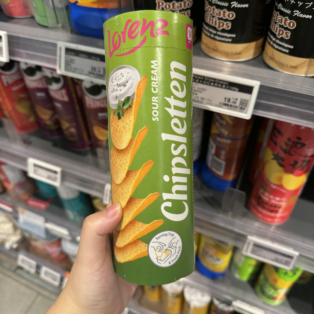 ole桃酥精品超市劳伦仑兹激脆酸奶油味原味薯片100g 酸奶油味薯片100g