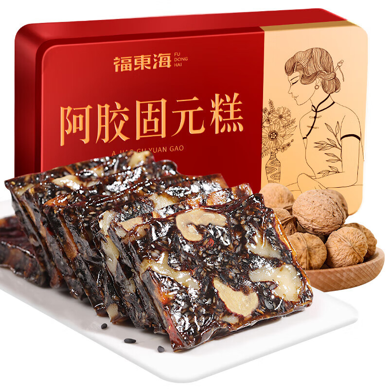 福东海（fudonghai）阿胶固元糕补品女性滋补阿胶礼盒装阿胶膏固元膏 默认规格