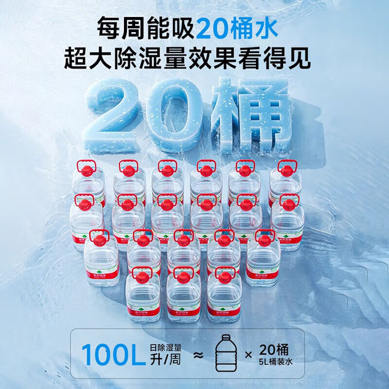 苏宁宜品转轮除湿机家用卧室抽湿机别墅地下室大功率回南天吸湿器 6L/天 【基础款】全屋除湿