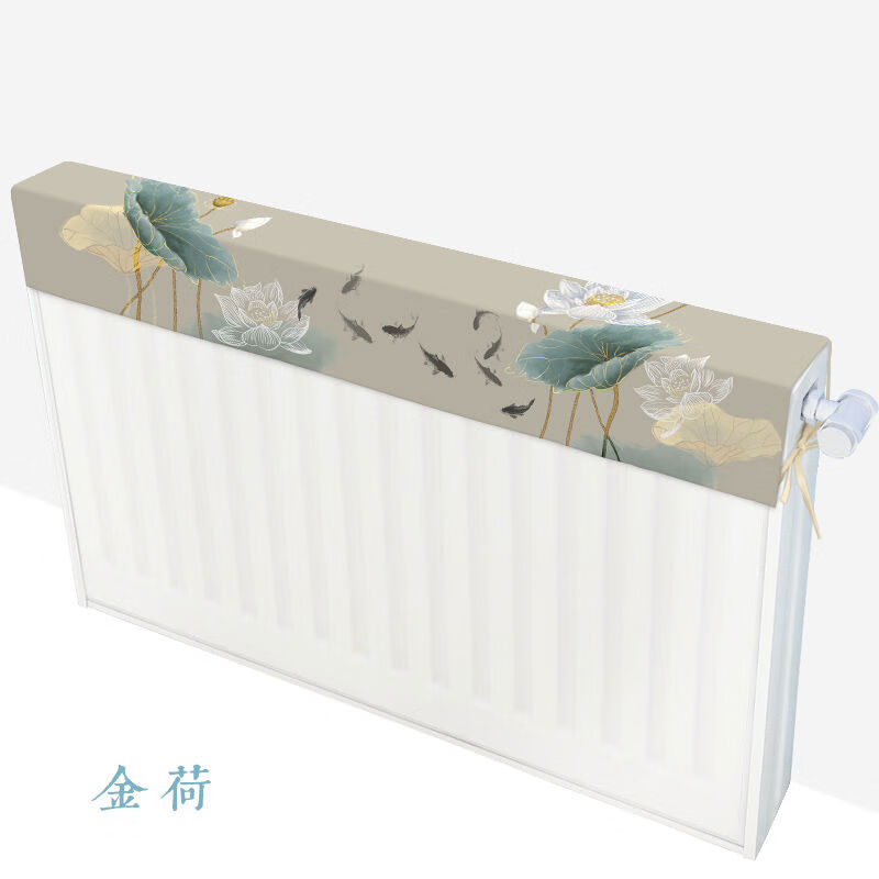 家工場(chǎng)（JGC）家工場(chǎng)JGC暖氣片罩套2024新款老式暖氣罩美化裝飾遮擋 金荷 40cm長(cháng)左右閥門(mén)通用
