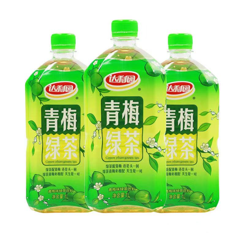 达利园青梅绿茶1L*2瓶/12瓶茶饮料聚会聚餐清爽畅饮酸甜口味促销 青梅绿茶1L*12瓶