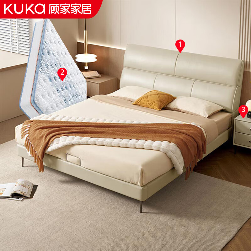 �˼ҼҾ� KUKAƤ�� ���Ұٴ�������ĥʱ�м�Լ���ͷ�ͷ���ţƤ˫�˴�8116B 8136��°�1.8+����+��ͷ��*2