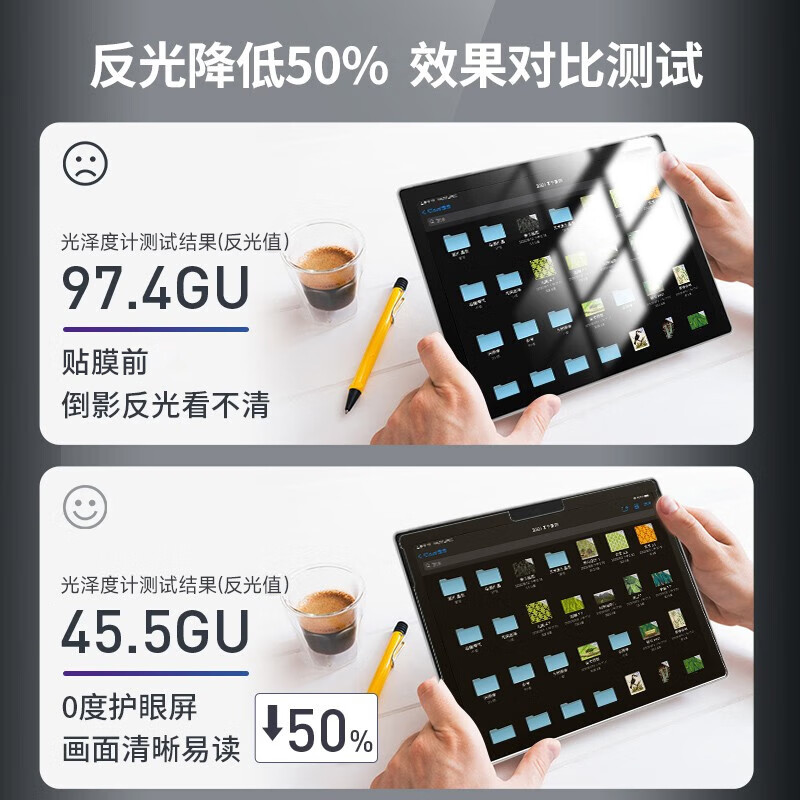 0度适用于微软Surface钢化膜pro11平板电脑全屏爆指纹SurfaceproPro/Go/Lap贴膜 高透升级版 Surface_Pro11