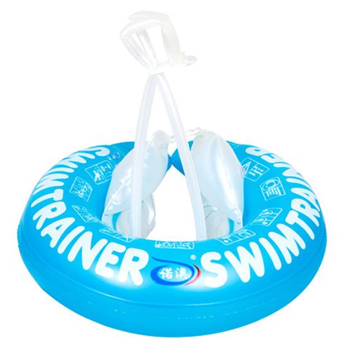 諾澳 新款貼心設計嬰兒游泳圈游泳腋下圈浮圈 藍色