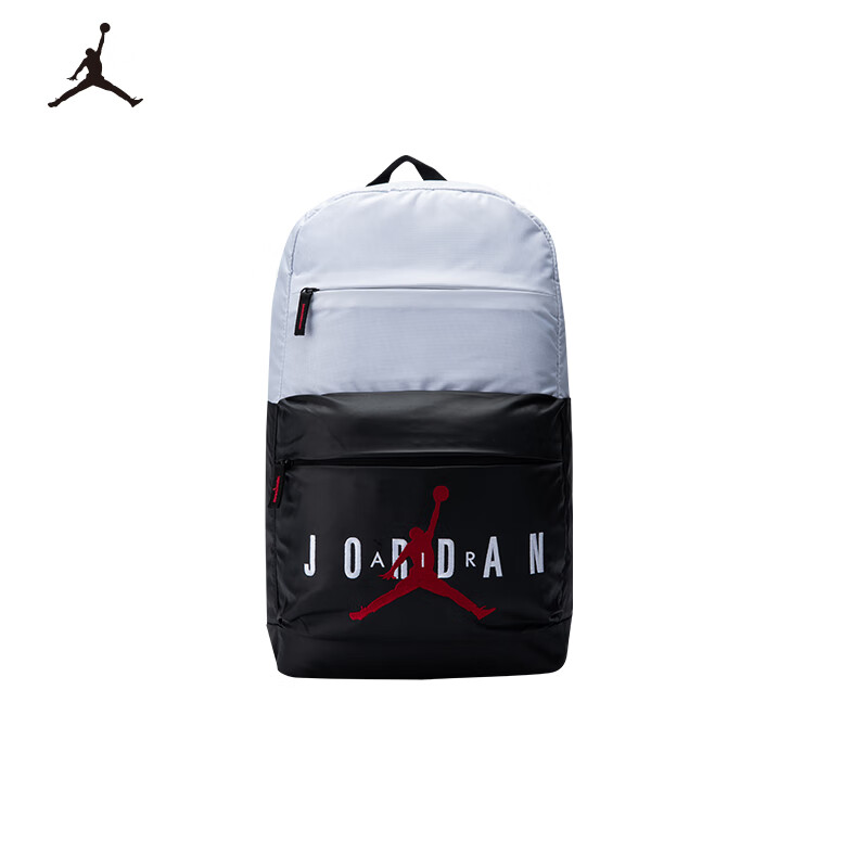 Jordan耐克AJ乔丹双肩学生书包 大容量隔层 拼接系列双肩包背包