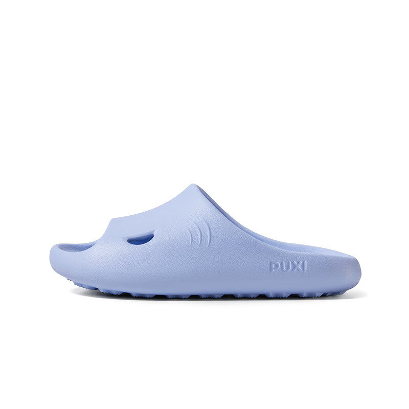 朴西小鲨鱼儿童凉拖鞋男童夏季宝宝洗澡防滑家居室内亲子拖鞋女童 原力蓝【宝宝穿】 20-21 180mm