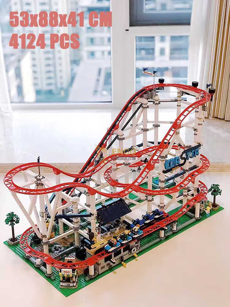 中国积木10261大型过山车游乐场巨大型男孩女孩拼装玩具拼图拼搭 大型