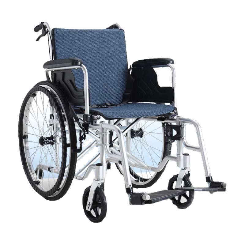 衡互邦輪椅可折疊輕便輪椅車鋁合金老人殘疾人手推車 鋁合金16寸后輪旅行款