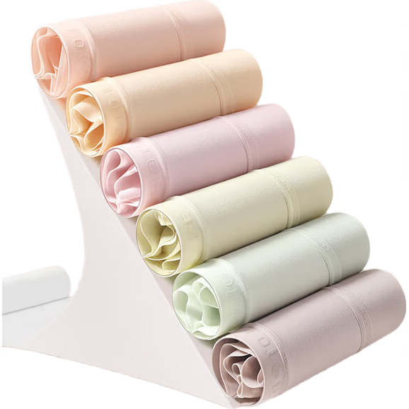 欧迪芬内裤女夏季无痕吸湿透气亲肤柔软7A抑菌裆可爱纯色简约三角内裤 果绿*2+肤+丁香紫+粉+泡沫绿 6条 L 【110-130斤】