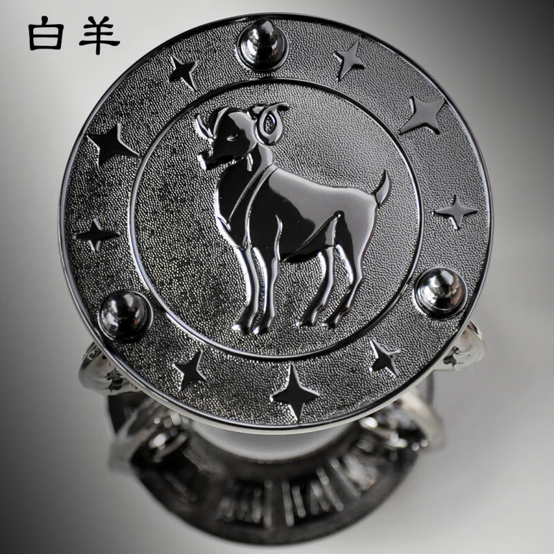 十二星座金屬沙漏 十二星座金屬沙漏30分鐘計時器創(chuàng)意擺件家居裝 白羊