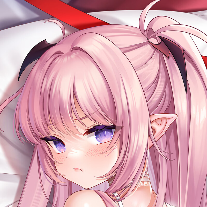 znmw米可乐原创毛玉牛乳小魅魔露露姆等身抱枕动漫全身枕套二次元