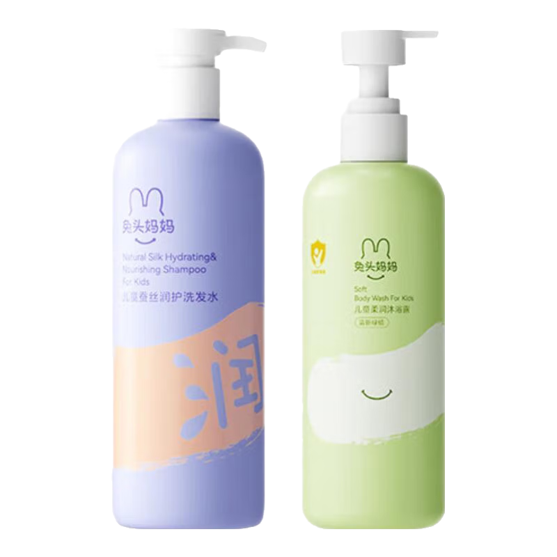 兔头妈妈洗发水335ml+沐浴露300g 洗发水335ml+沐浴露300g