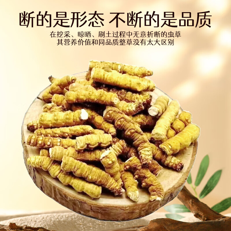 万妃洱高品质冬虫夏草断草养生补品营养品礼盒装滋补品家用送父母自用 断草自用3g