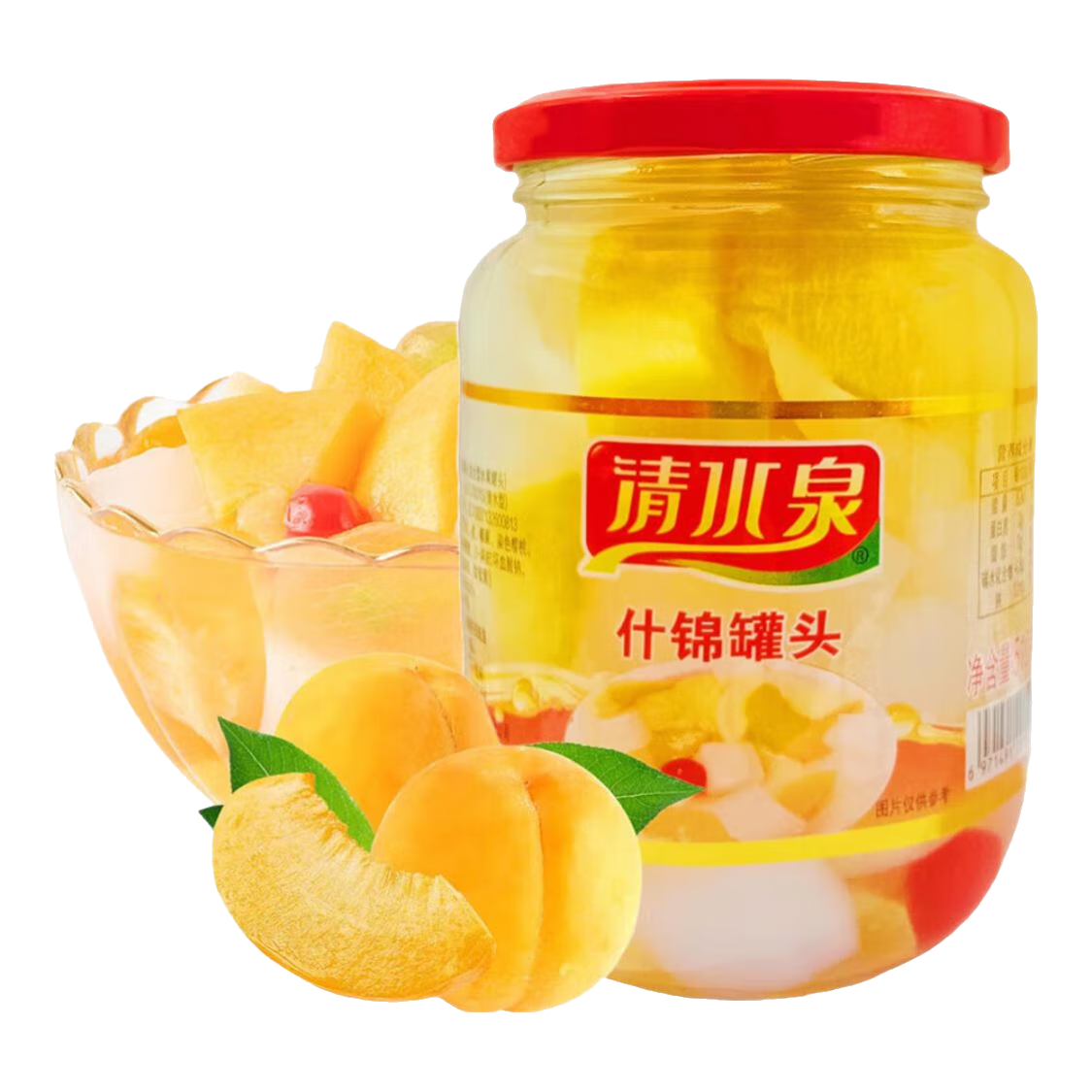 清水泉什锦罐头510g时令鲜果水果休闲零食糖水即食速食整箱批发 1瓶 什锦