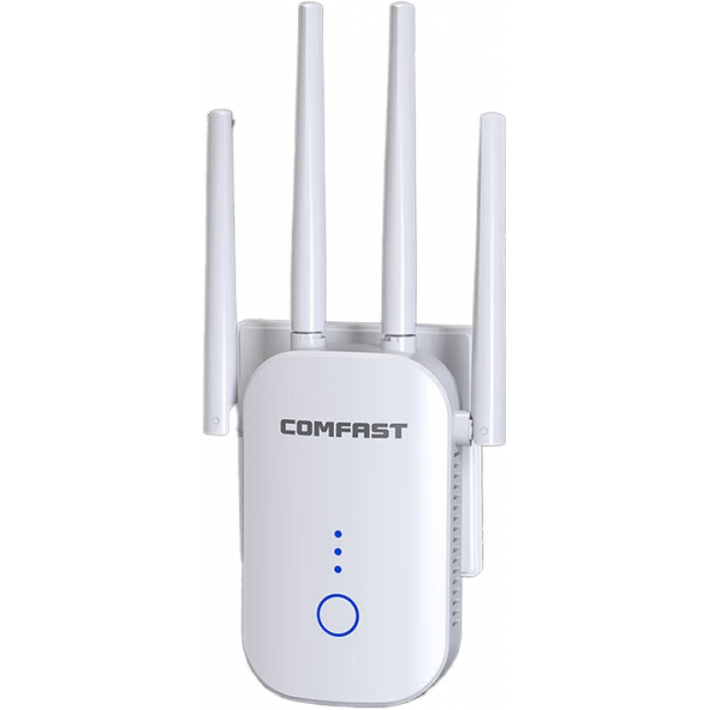 COMFAST1200M雙頻wifi信號(hào)擴(kuò)大器WiFi信號(hào)增強(qiáng)放大器5G遠(yuǎn)距離中繼器加強(qiáng)接收擴(kuò)展橋接無線路由器 白色_1200M雙頻WiFi信號(hào)增強(qiáng)器 21dBm