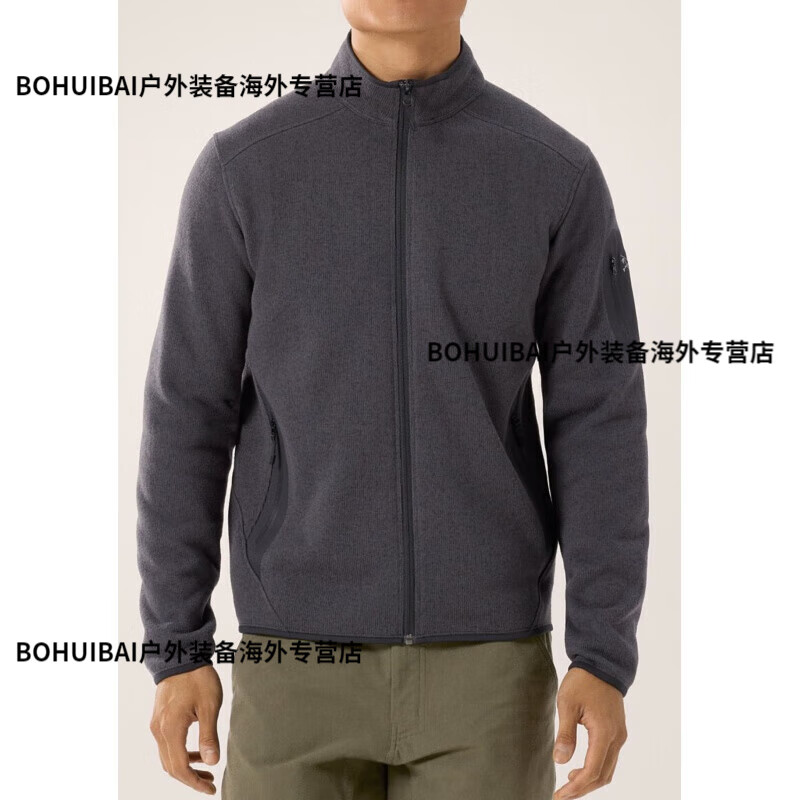 始祖鸟（ARC’TERYX）24款 加拿大直邮 ARCTERYX COVERT CARDIGAN 开衫BlackHeatherII直邮 XS