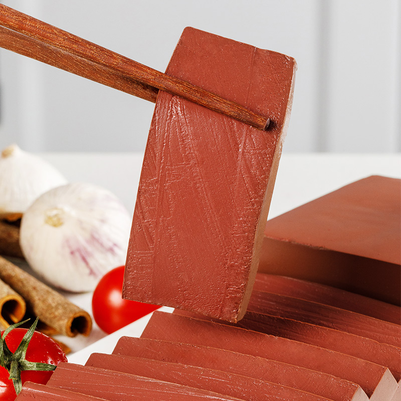 华英 预蒸鸭血 放心鸭血整块鸭血毛血旺火锅冒烤鸭速食涮锅常温食材 鸭血300g*6盒（常温产品）