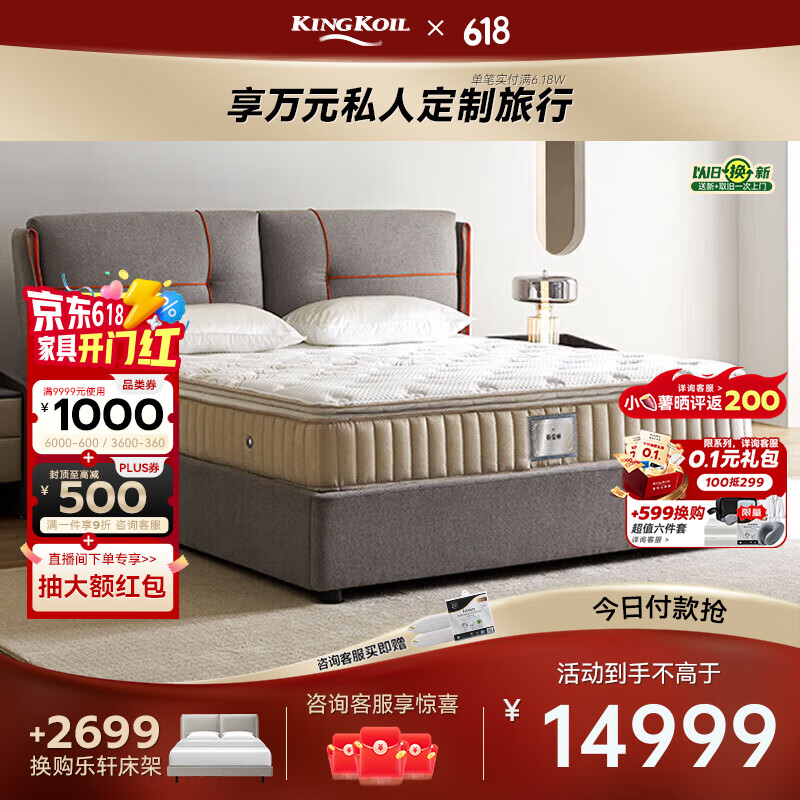 ��ɶ���Kingkoil���齺���滪������Ƶ������������ɴ�����׶�������1.8��*2��