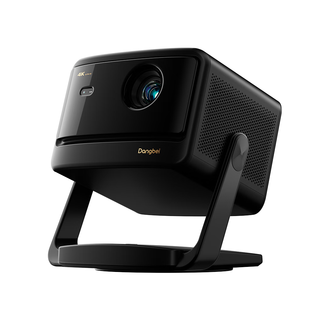 当贝X5S MAX激光投影仪 家用4K超高清一体化云台投影机家庭影院智能投屏低蓝光WIFI新款 黑色