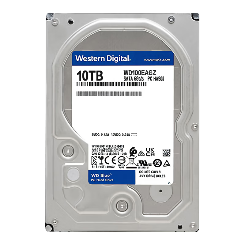 �������ݣ�WD��10TB ̨ʽ����еӲ�� WD Blue ��������3.5Ӣ�� 7200ת 512MB SATA CMR��ֱ���� WD100EAGZ AIӲ�� 2299Ԫ