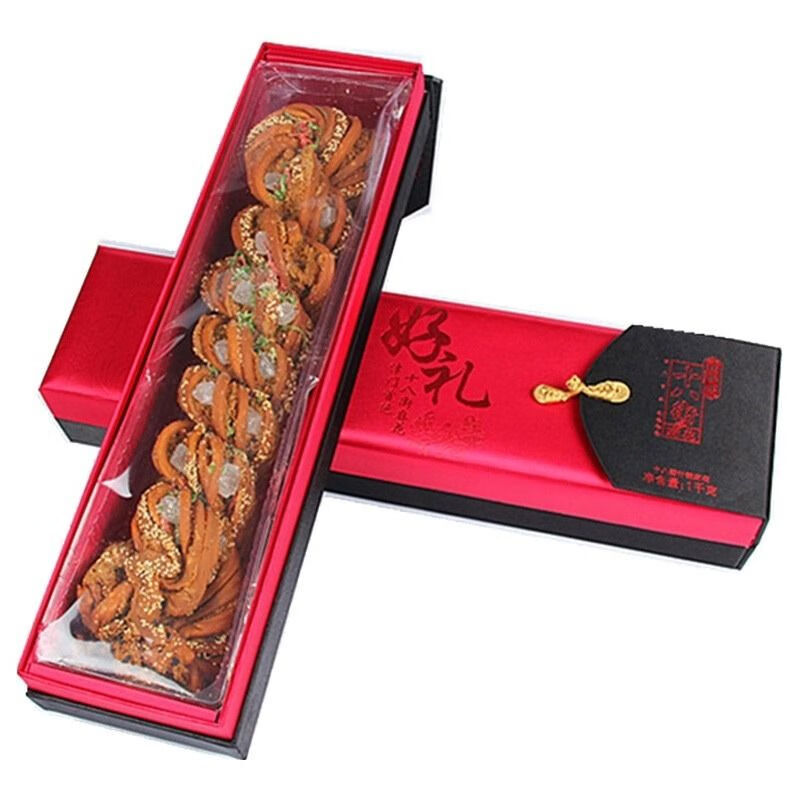 桂發祥十八街桂发祥十八街锦缎麻花正宗大麻花传统糕点送礼高档天津特产礼盒装 锦缎麻花礼盒装1000g(送礼袋)